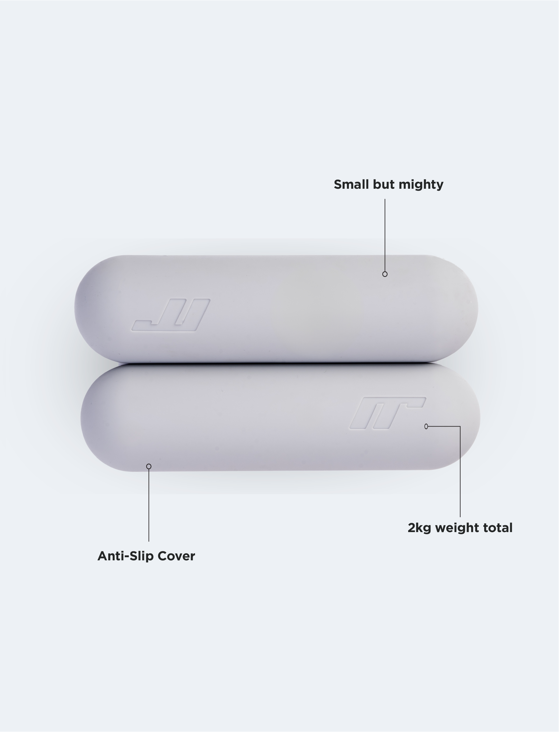 Barrely Bars in Grey Mystique — part of Power Duo